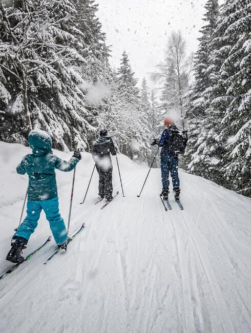 Cours de ski pour les grands et les petits